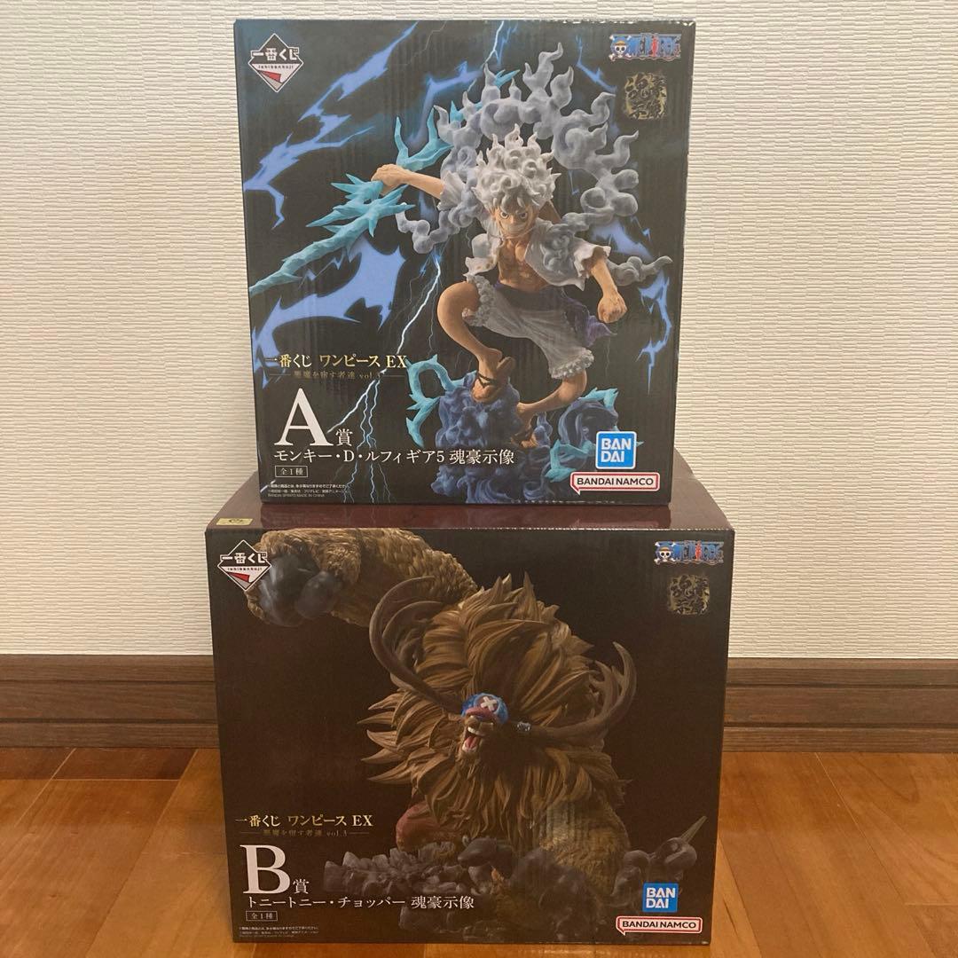 一番くじ ワンピース EX 悪魔を宿す者達 魂豪示像 A賞 B賞