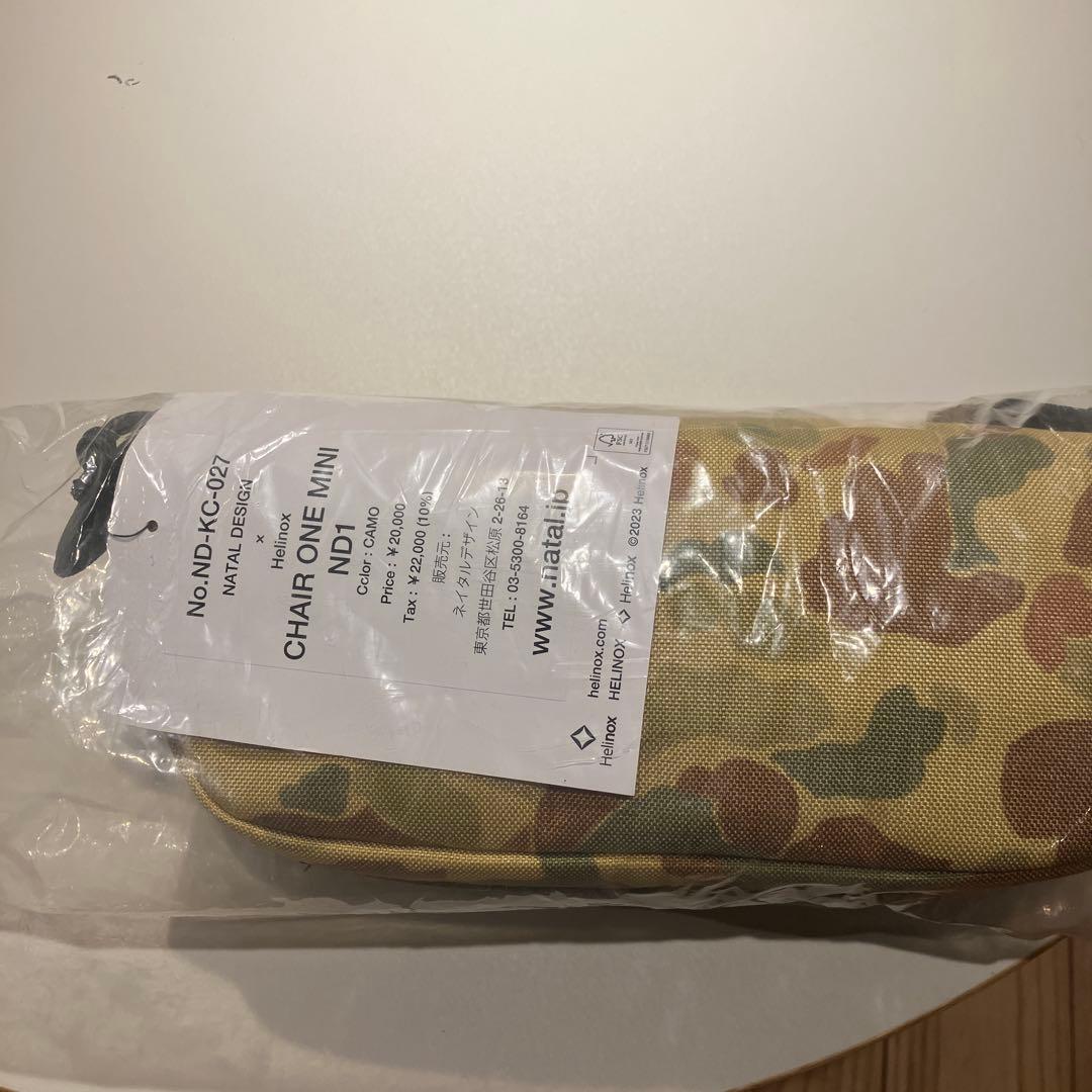 ヘリノックス×ネイタルデザイン CHAIR ONE MINI ND1 カモ