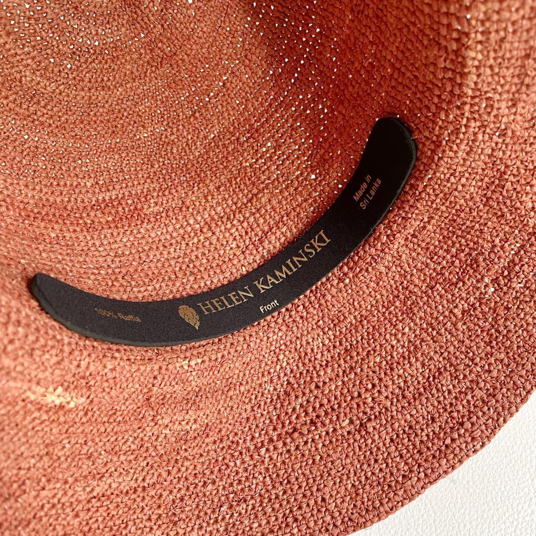 極美品　ヘレンカミンスキー　プロバンス7 ラフィアハット