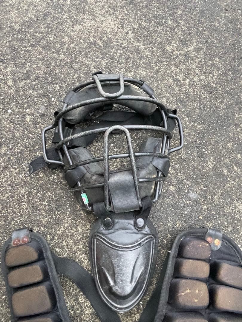 ミズノ　軟式用キャッチャー防具セット