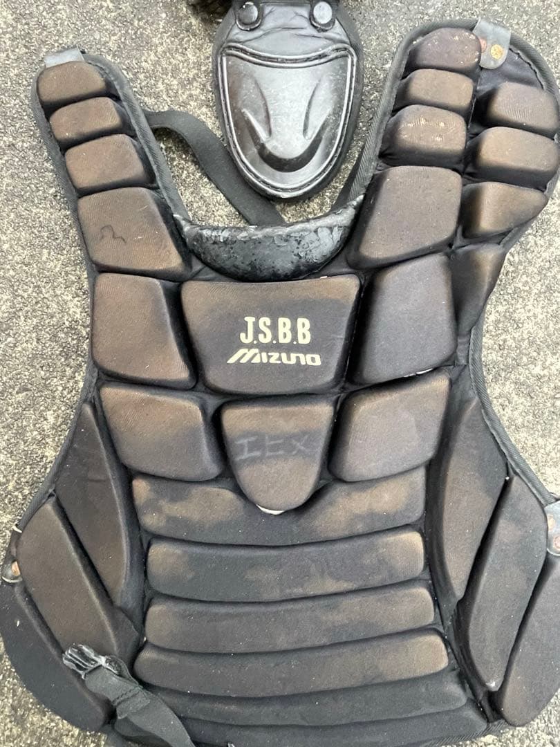 ミズノ　軟式用キャッチャー防具セット