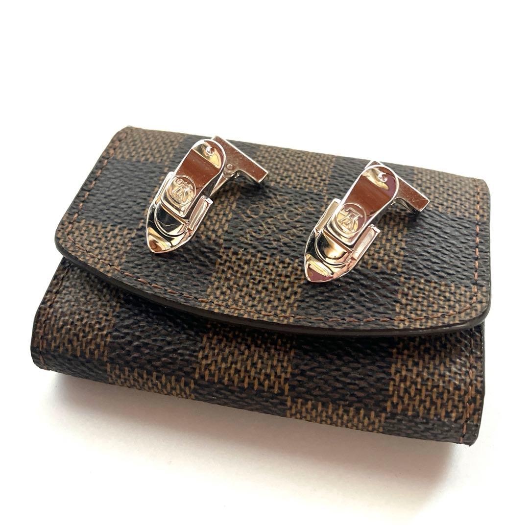 LOUIS VUITTON ルイヴィトン ブトン ドゥマンダミエ カフス