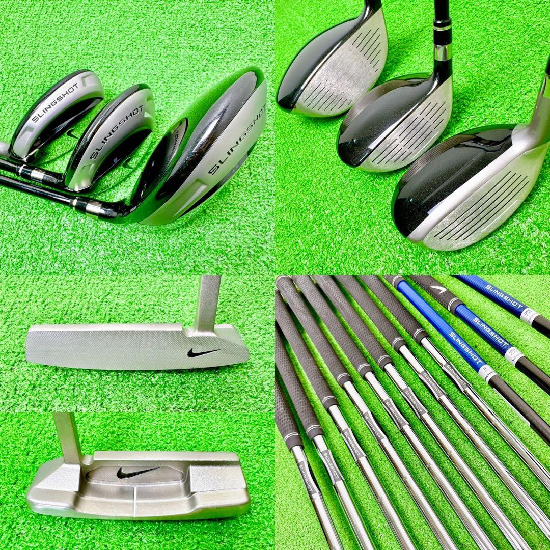 美品☆ ナイキ スリングショット メンズ ゴルフクラブ 11本フルセット