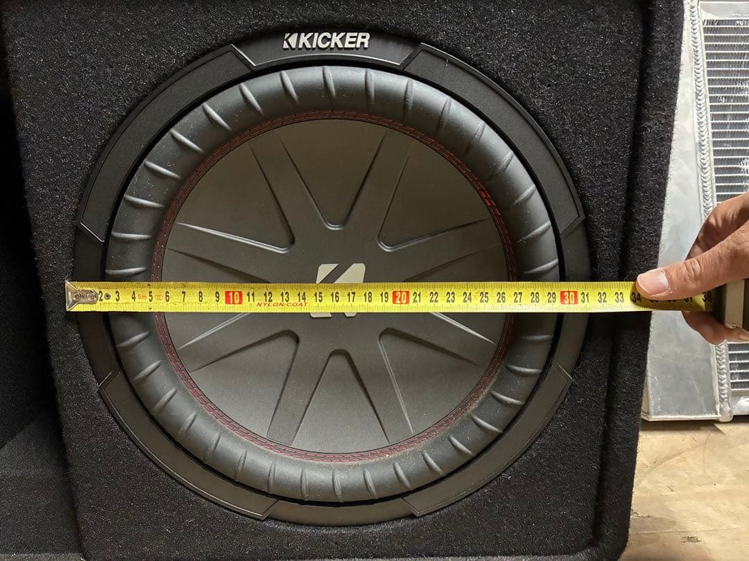 ★大迫力★KICKER CompR ウーファーアンプセット CXA1200.1