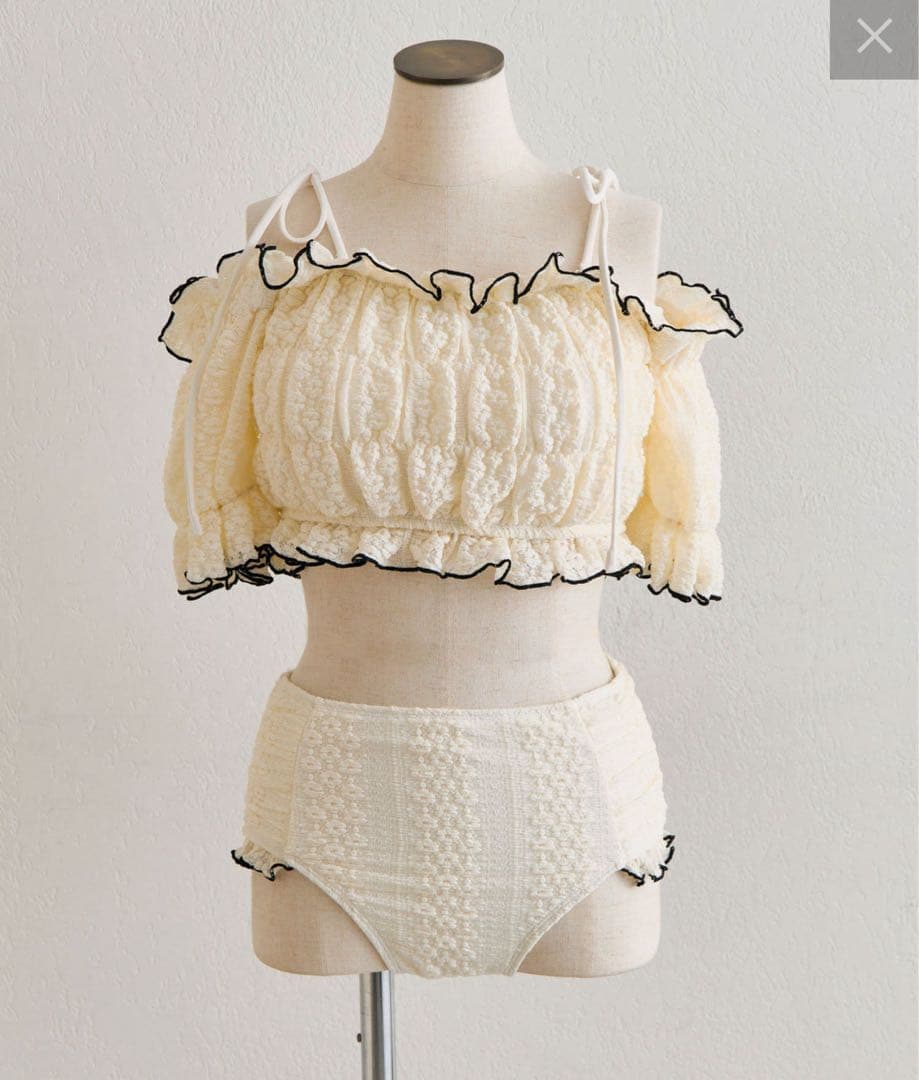 OLIVE des OLIVE レースシャーリングswim wear