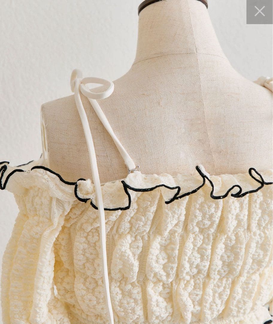 OLIVE des OLIVE レースシャーリングswim wear