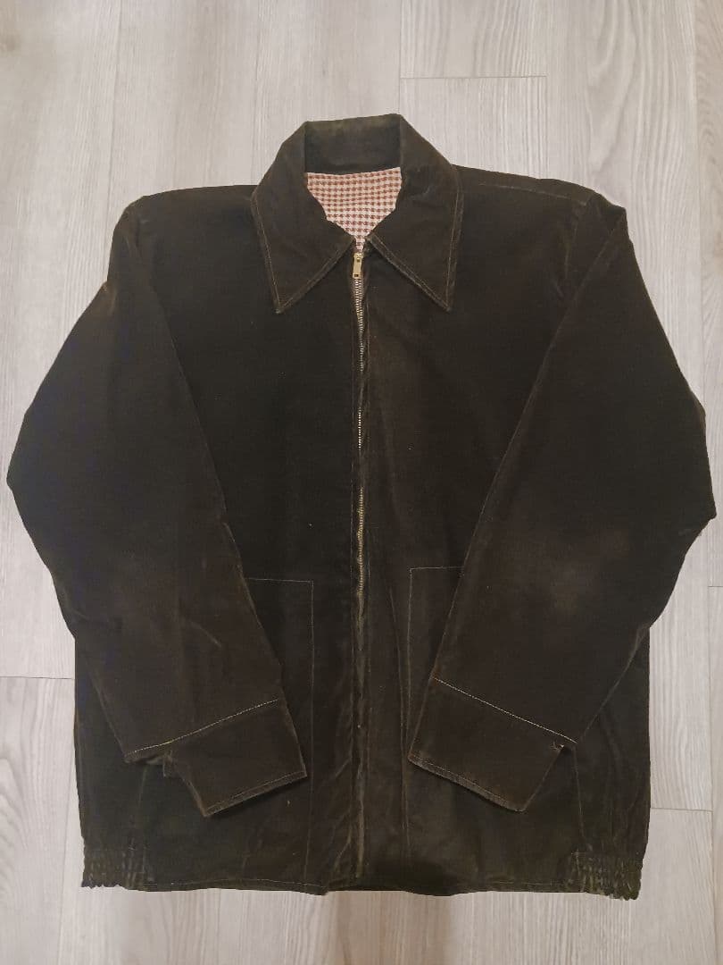 スーベニアジャケット　ベロア　別珍　ベトジャン　ビンテージ　70年代　70s