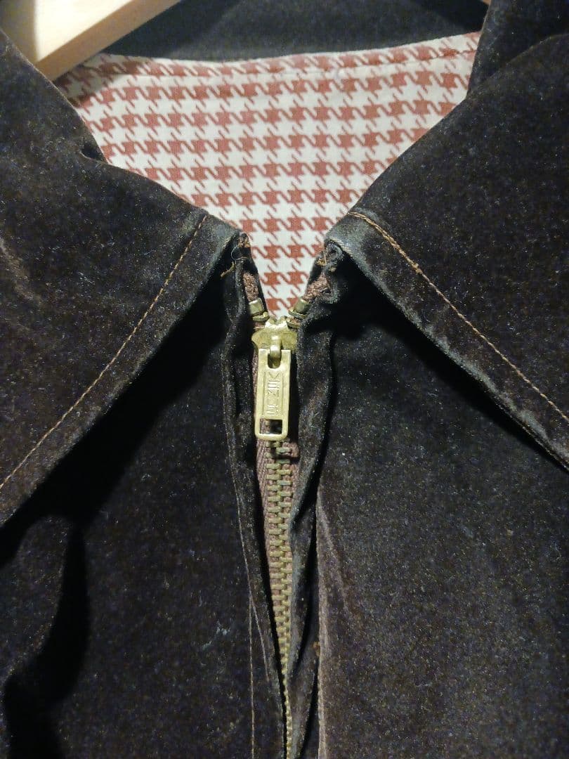 スーベニアジャケット　ベロア　別珍　ベトジャン　ビンテージ　70年代　70s