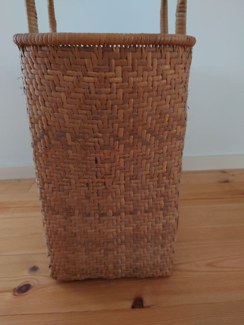 竹籠　大きいサイズ　市場籠　竹かご　マルシェカゴ
