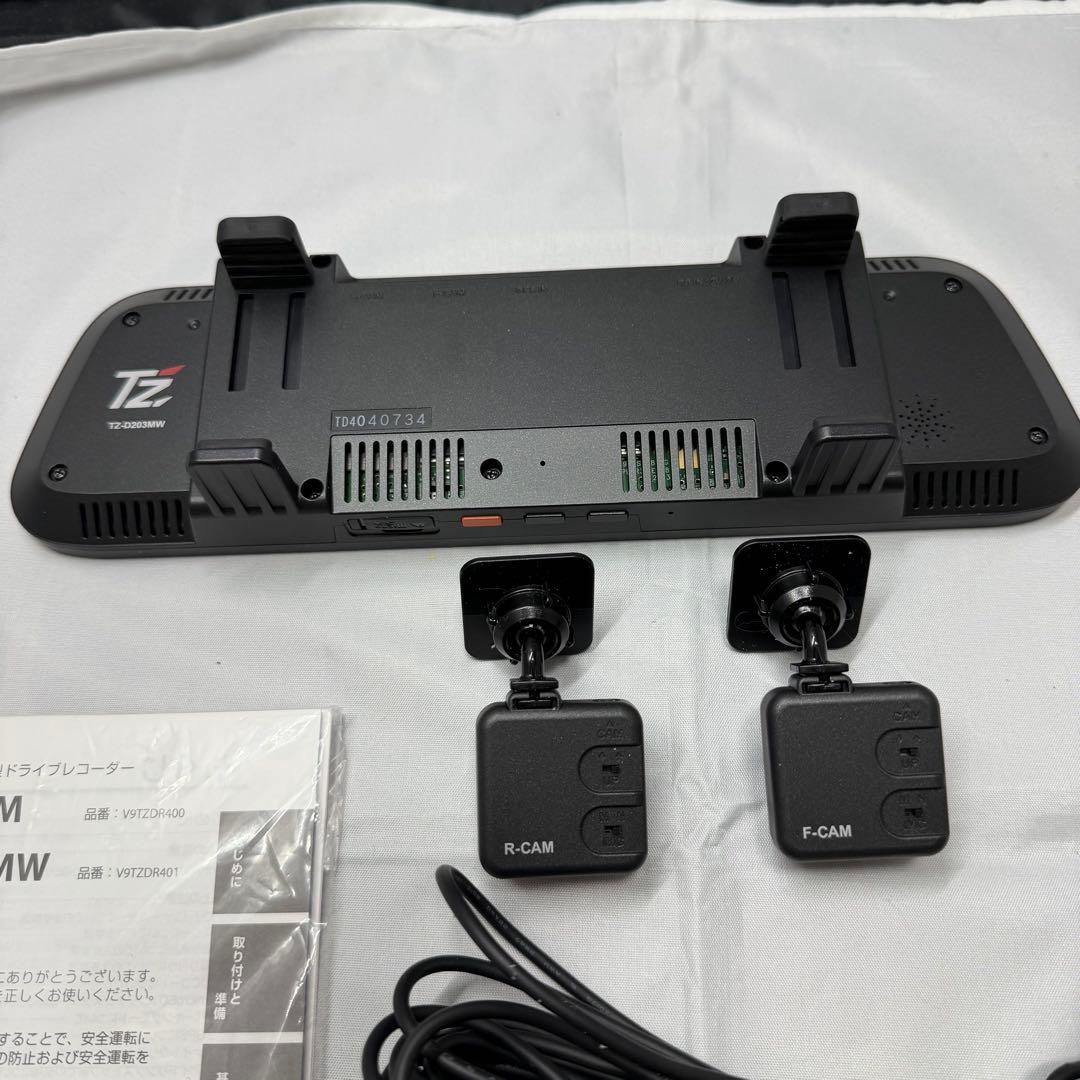 s*h様 トヨタ純正OPTドライブレコーダーTZ-D203MWミラー型モニター中