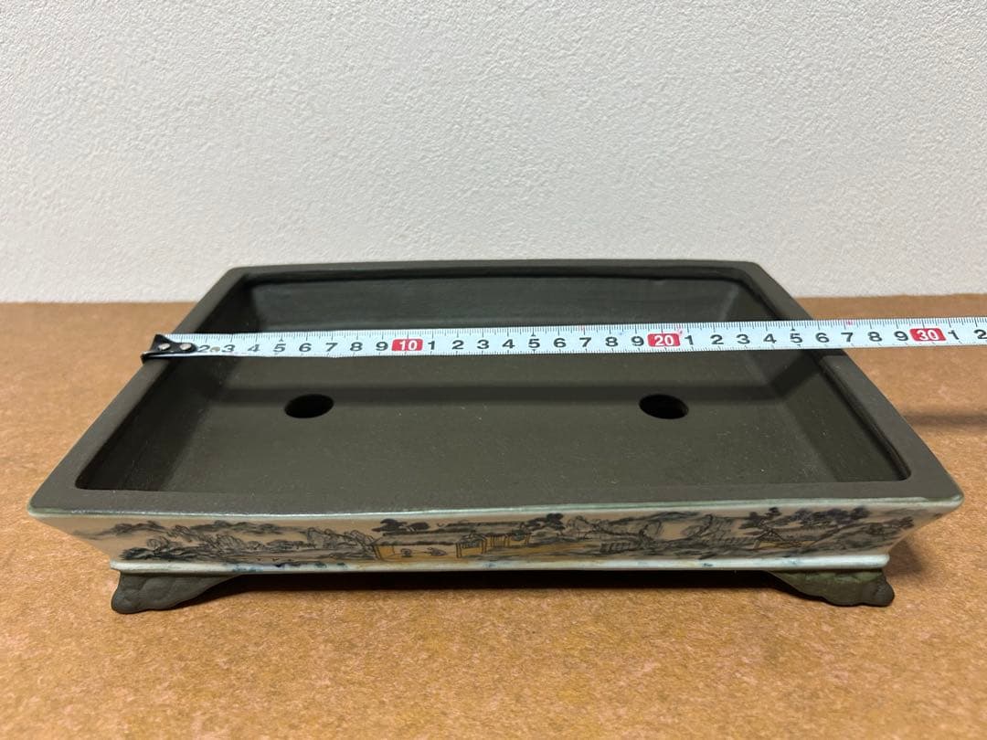 陶翠　絵鉢　盆栽鉢　小品盆栽　山野草