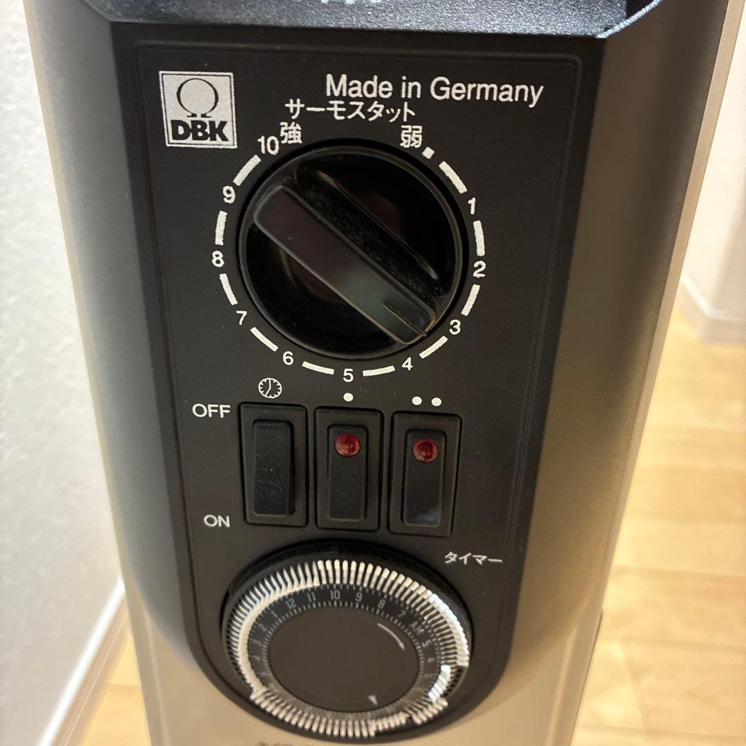 美品　DBK オイルヒーター 電気式 5段階温度設定