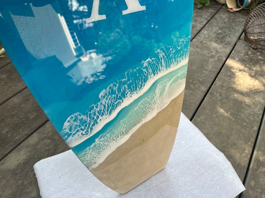 レジンアート海(サーフボード、訳あり)