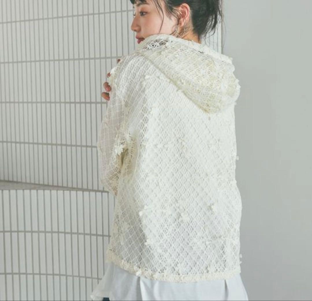 今期　niko and 3Dフラワーメッシュフーディー