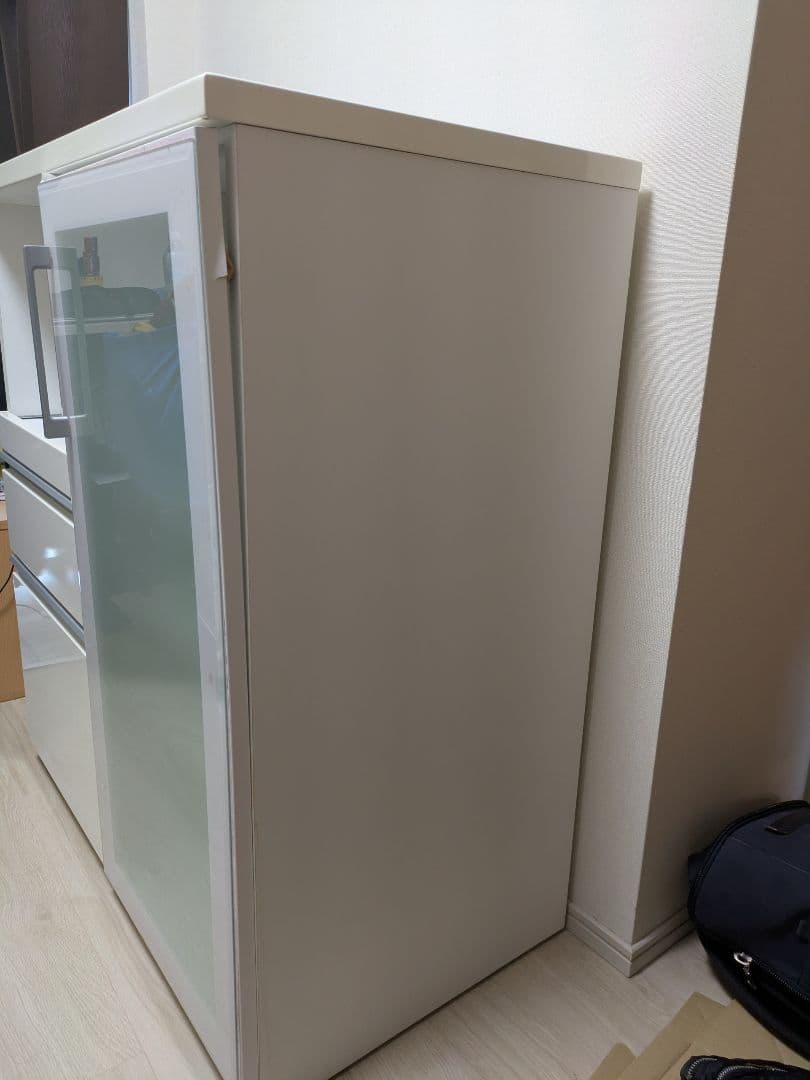 ホワイトキッチン収納キャビネット