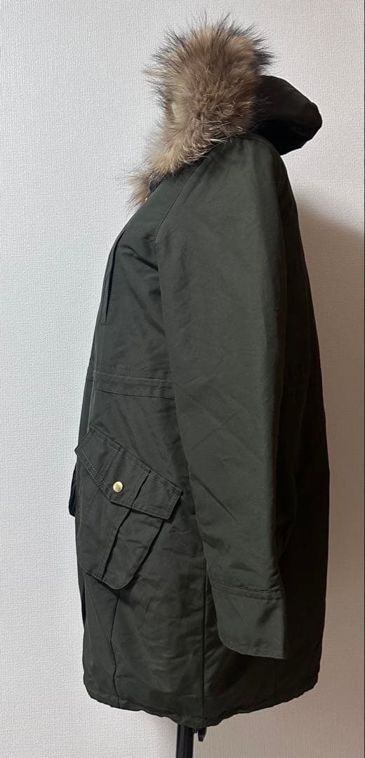 新品未使用タグ付 LANVIN en Bleu ボアライナー付モッズコート 38