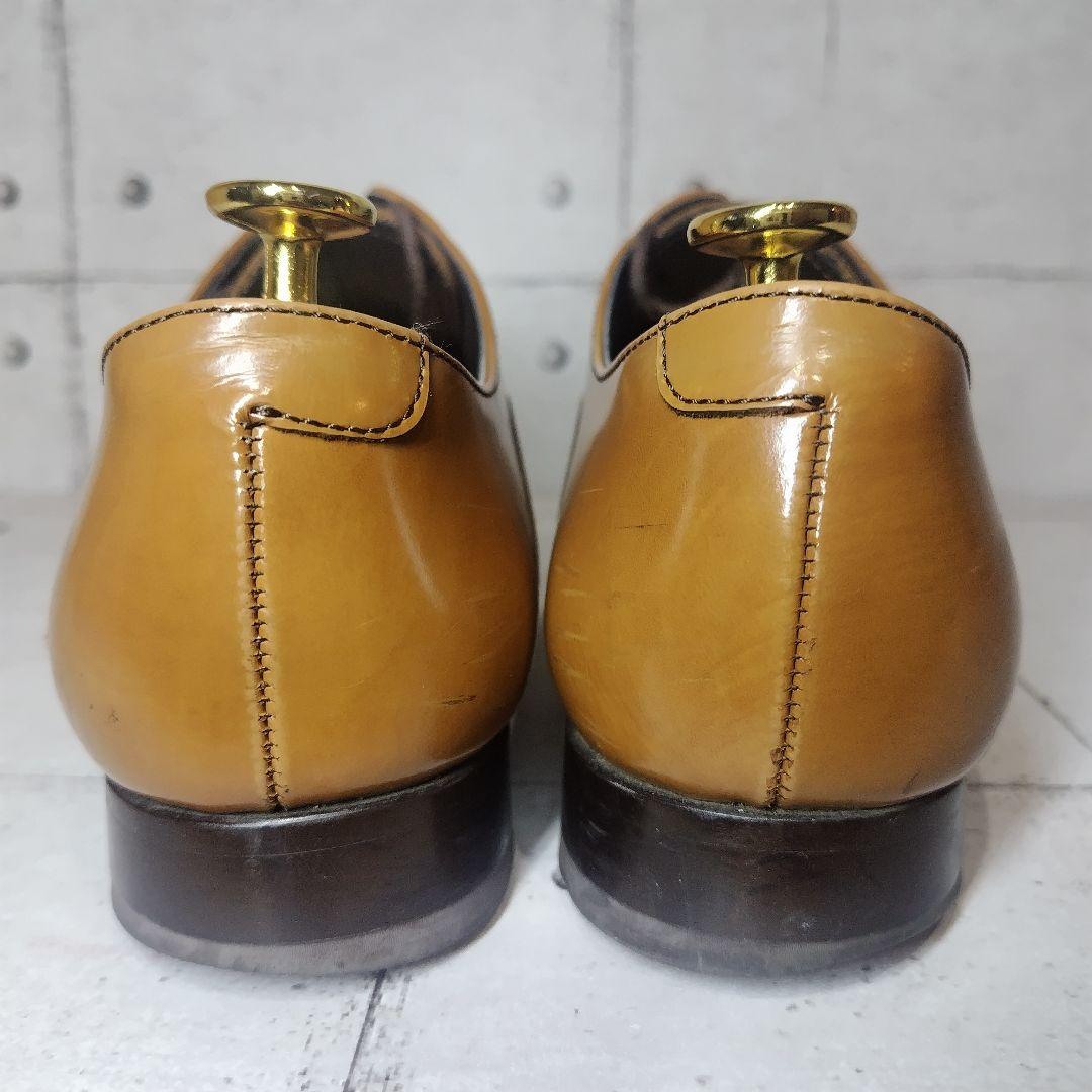 リーガル 011R 24.5 ライトブラウン ストレートチップ ビジネス 革靴