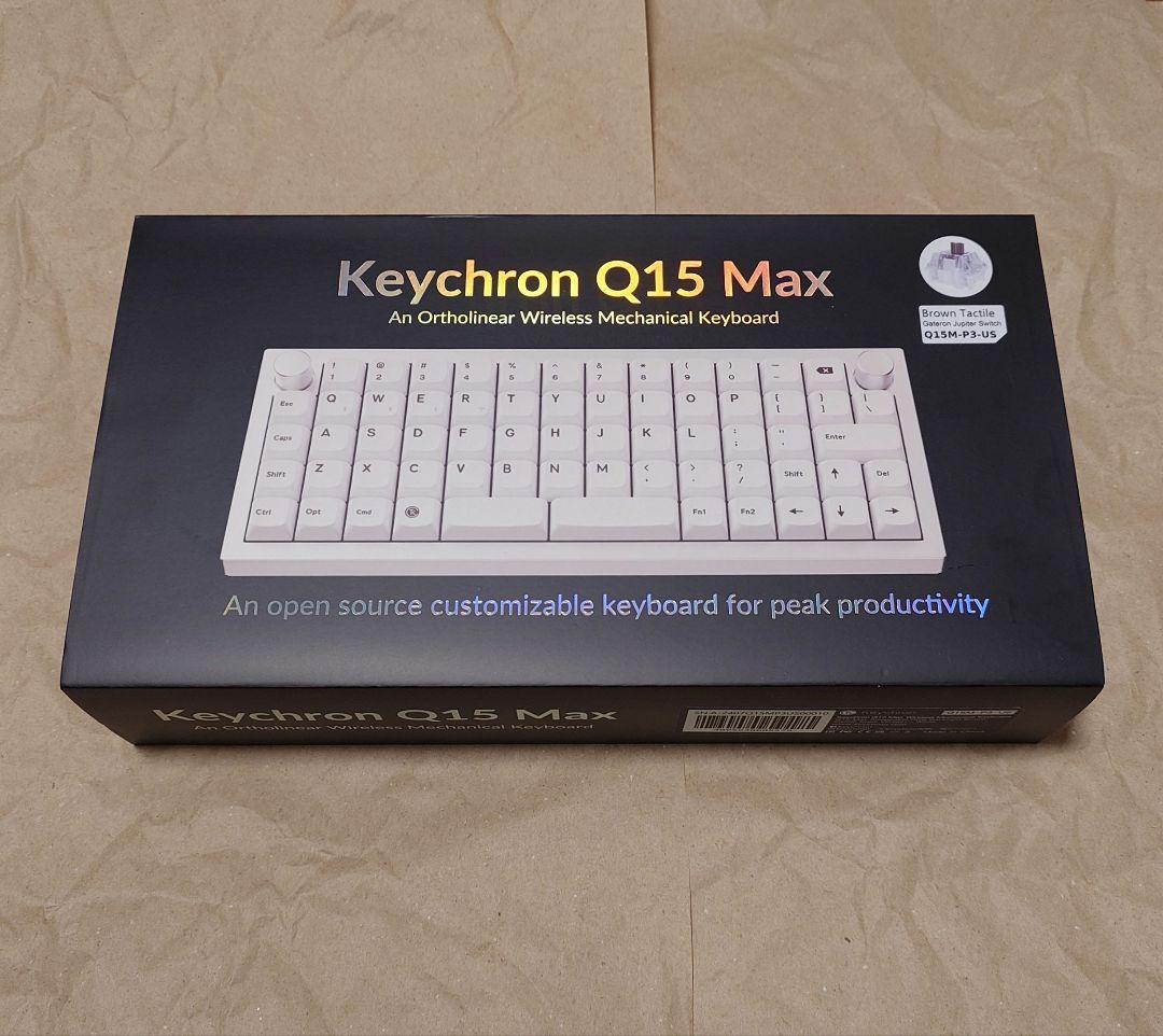 【キースイッチ変更済】Keychron Q15 MAX（バナナ軸）