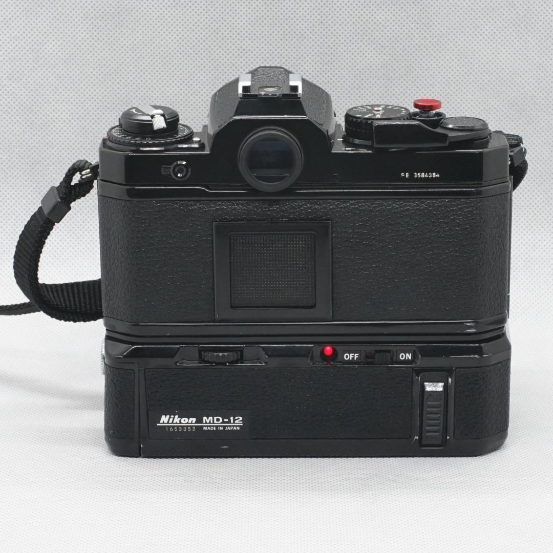 [並品/付属品多数] Nikon FE + MD-12 + AH-3 ニコン