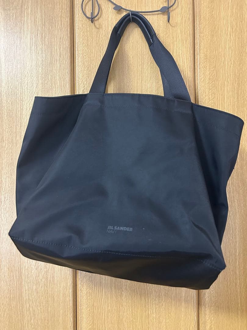 ジルサンダー　ネイビー　ショルダーバッグ　旅行バッグ　ナイロン　2way