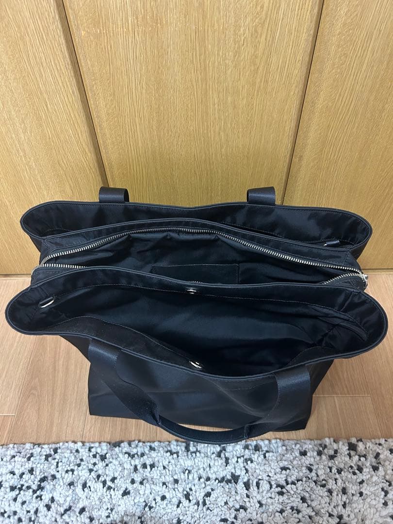 ジルサンダー　ネイビー　ショルダーバッグ　旅行バッグ　ナイロン　2way