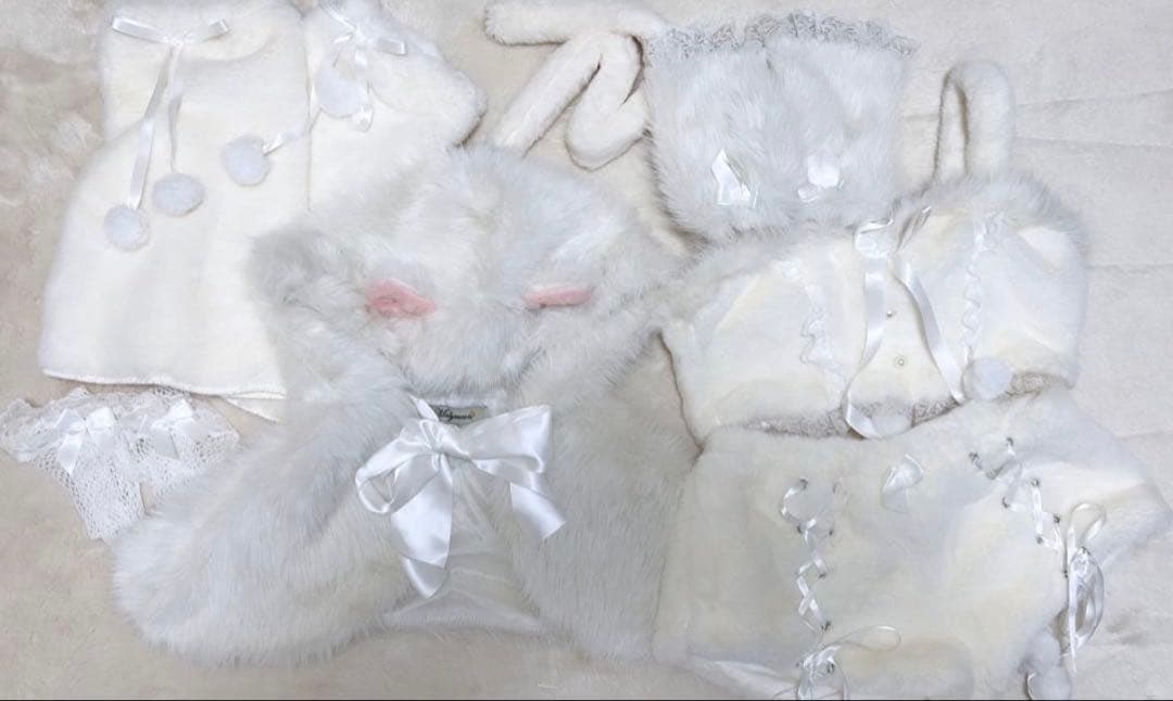 【限定価格】Malymoon ふわふわメレンゲリボンキャットサンタ 7点セット