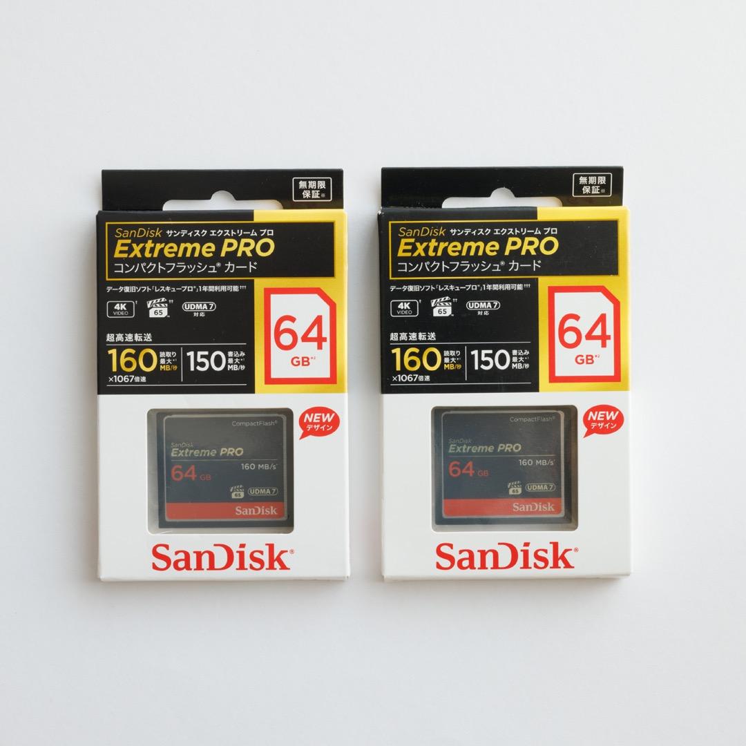 Canon EOS 5D Mark IV + SanDisk CFカード 2枚