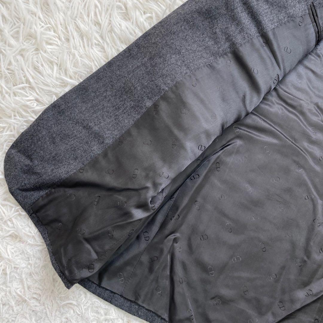 Christian Dior カシミアセットアップ スーツ チャコール 46