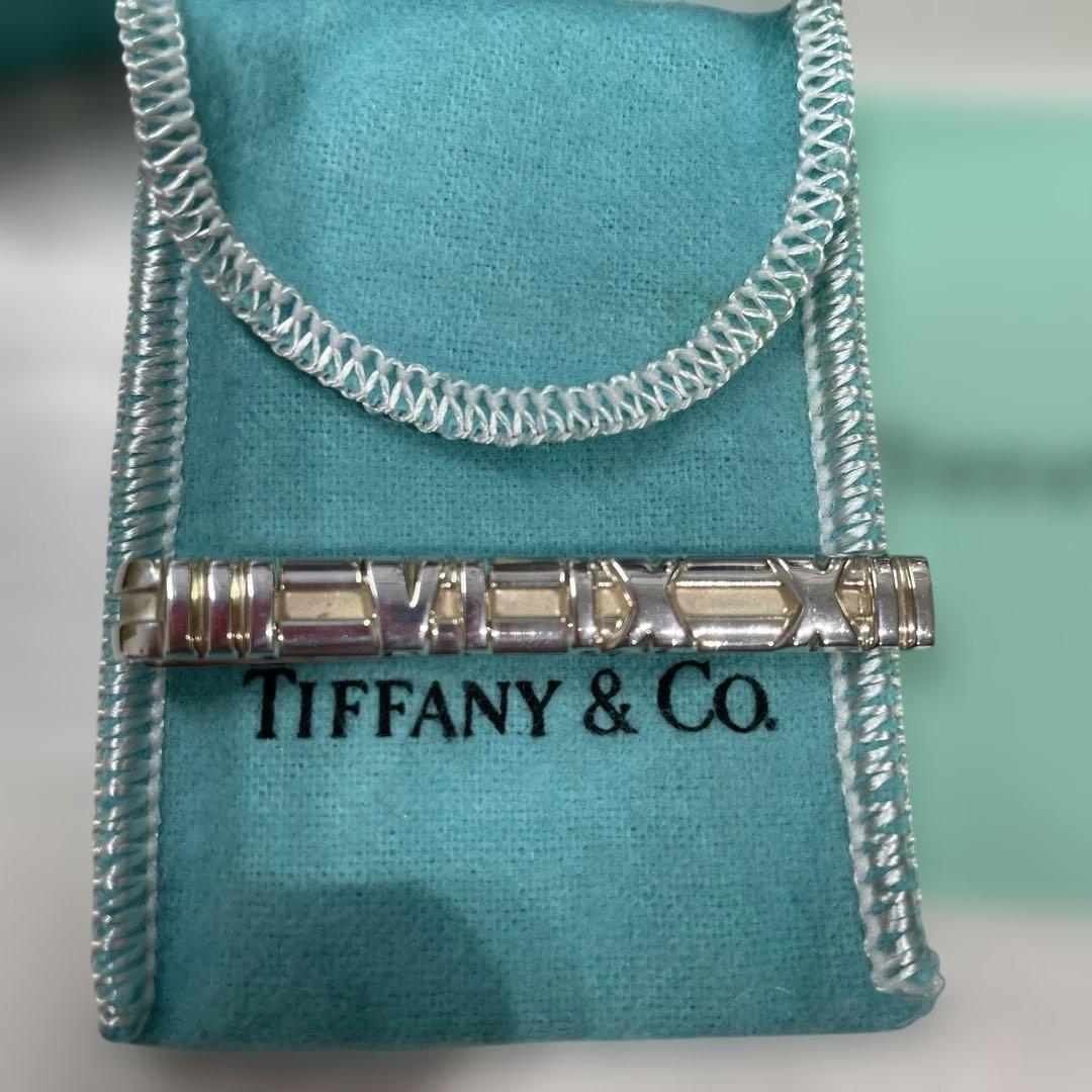 【美品】Tiffany & Co. ネクタイピン ターコイズ