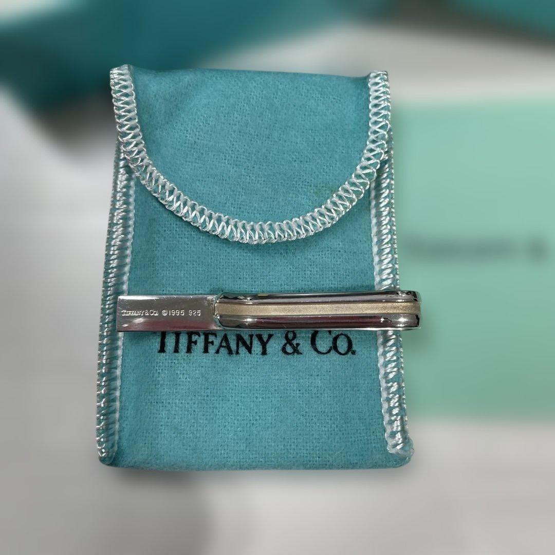 【美品】Tiffany & Co. ネクタイピン ターコイズ