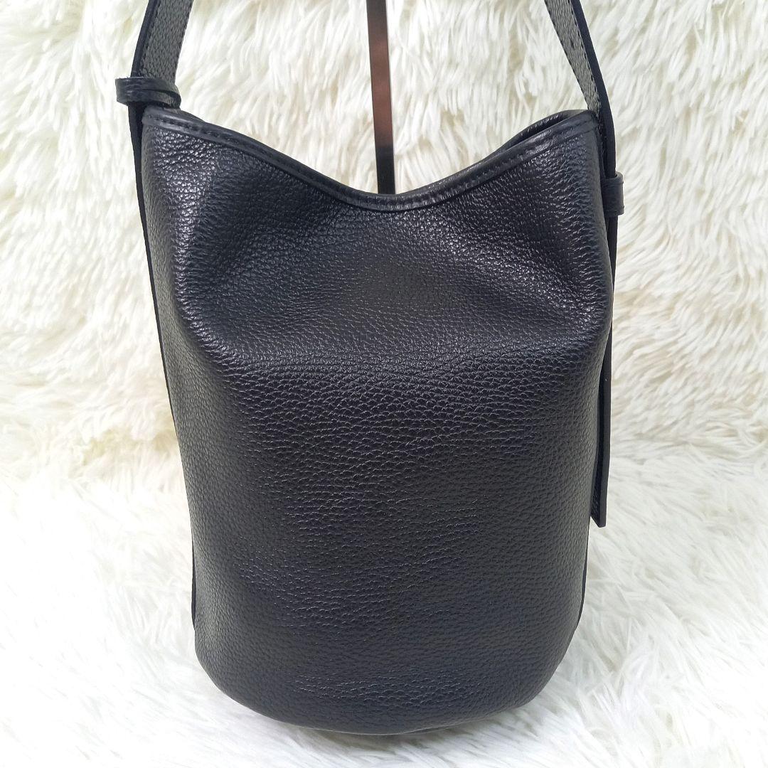 極美品✨BEAUTY&YOUTH LAUNIQA　レザー トートバッグ ブラック