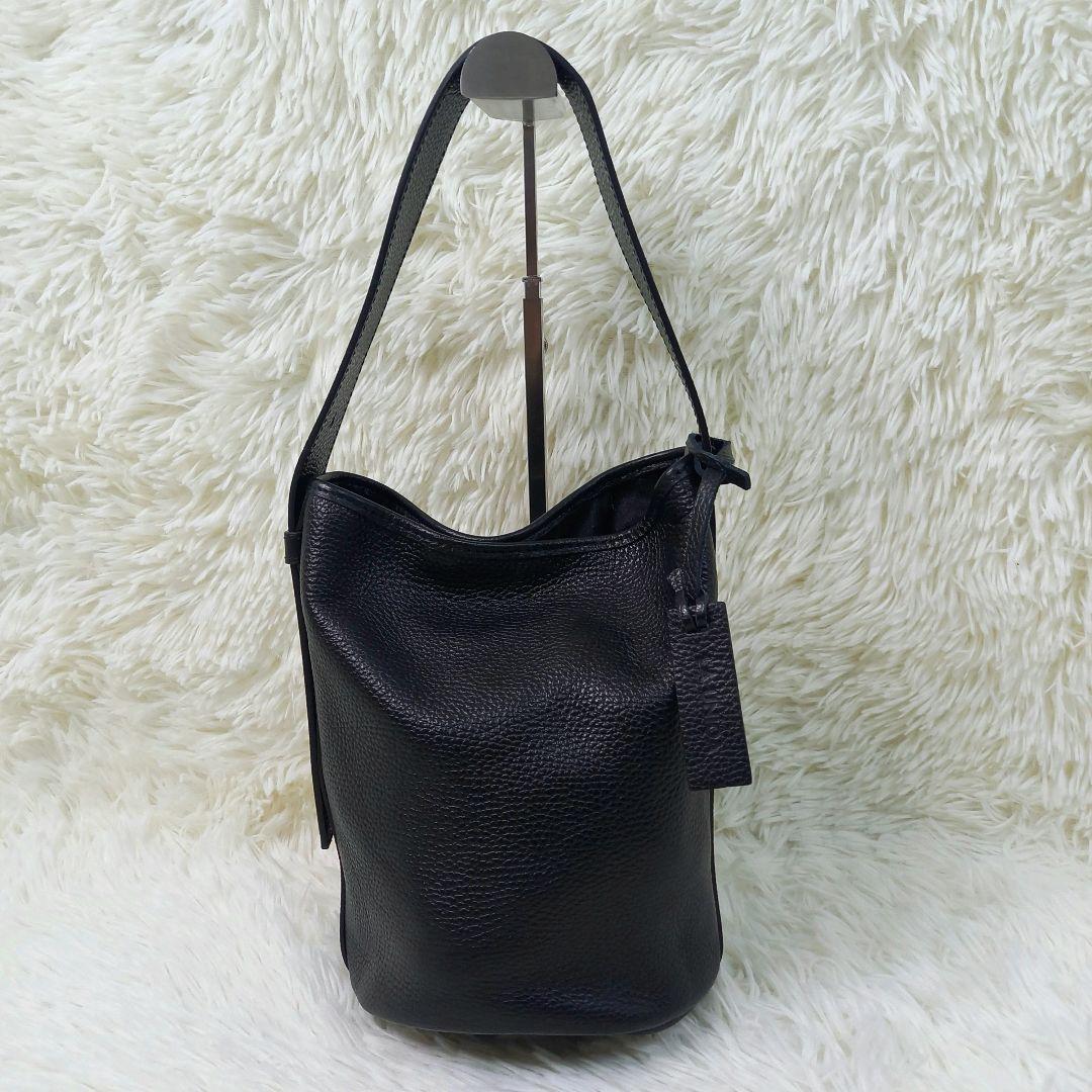 極美品✨BEAUTY&YOUTH LAUNIQA　レザー トートバッグ ブラック