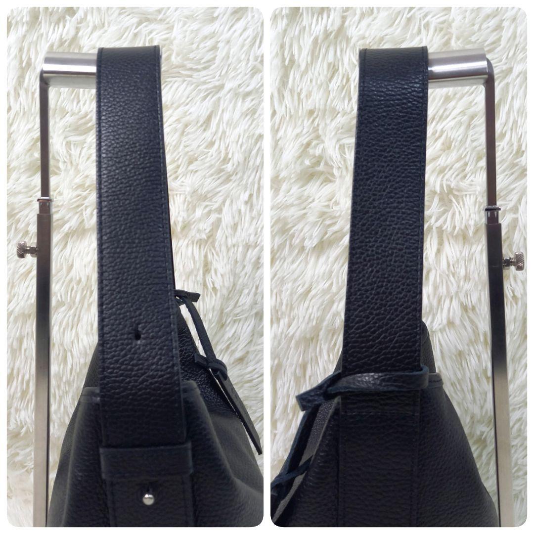 極美品✨BEAUTY&YOUTH LAUNIQA　レザー トートバッグ ブラック