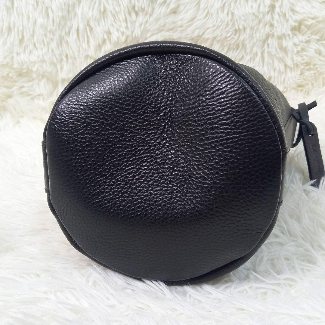 極美品✨BEAUTY&YOUTH LAUNIQA　レザー トートバッグ ブラック