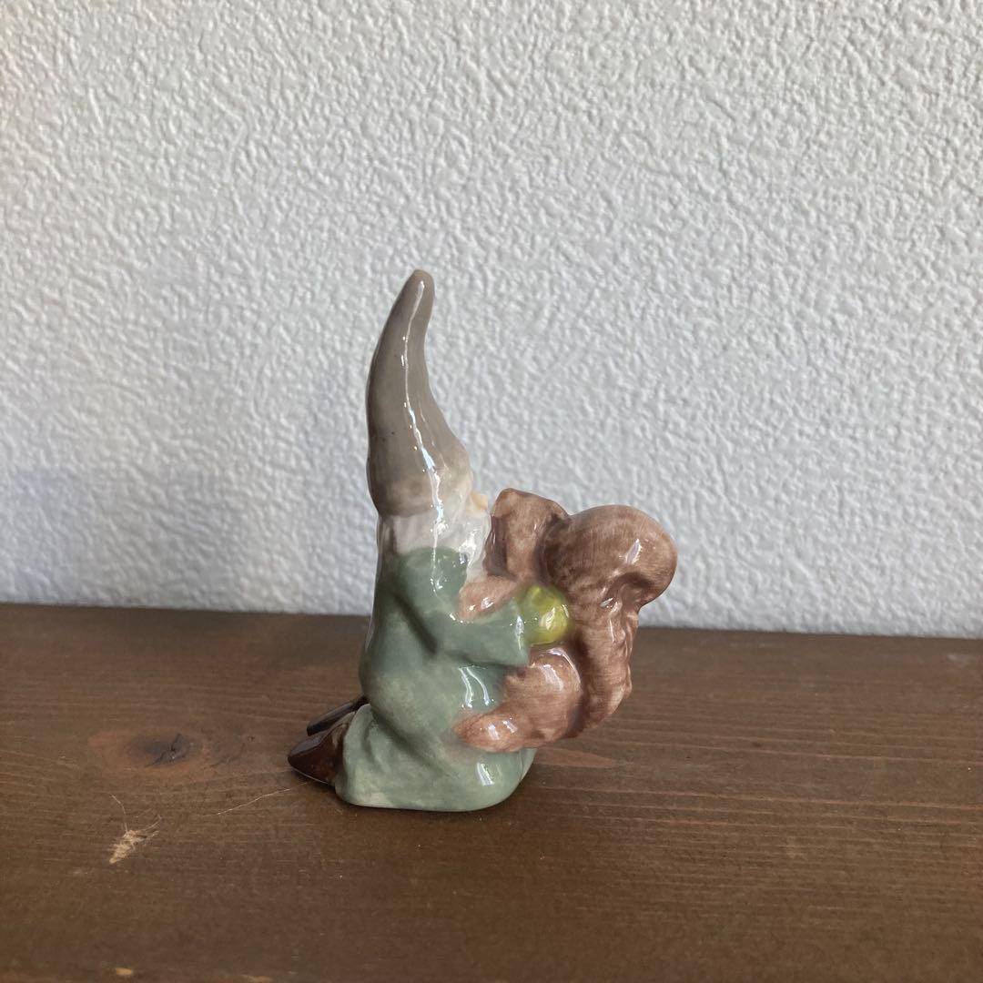 北欧ヴィンテージ【珍】優しいお色味のトムテたち（リス/ウサギ/ハリネズミ）セット