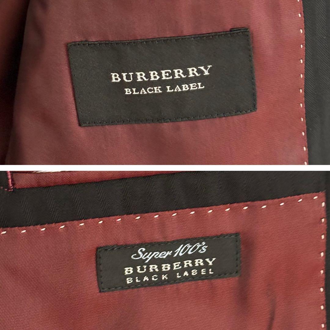 BURBERRY BLACK LABEL スーツ 3ピース 38 R M 黒