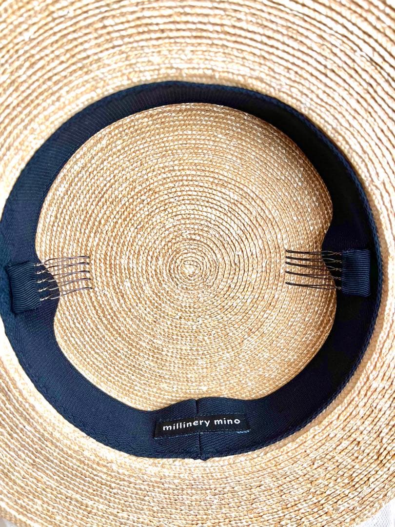 millinery mino ミリナリーミノ 麦わら帽子