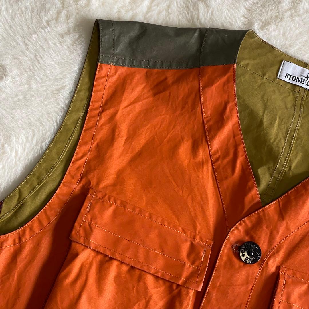 STONE  ストーンアイランド ベスト マルチカラー バイカラー