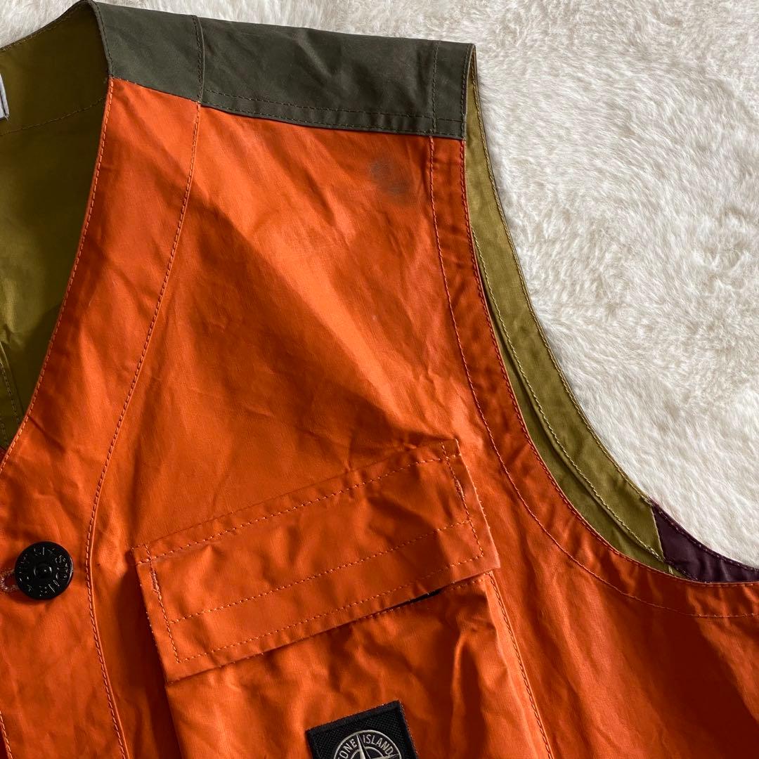 STONE  ストーンアイランド ベスト マルチカラー バイカラー