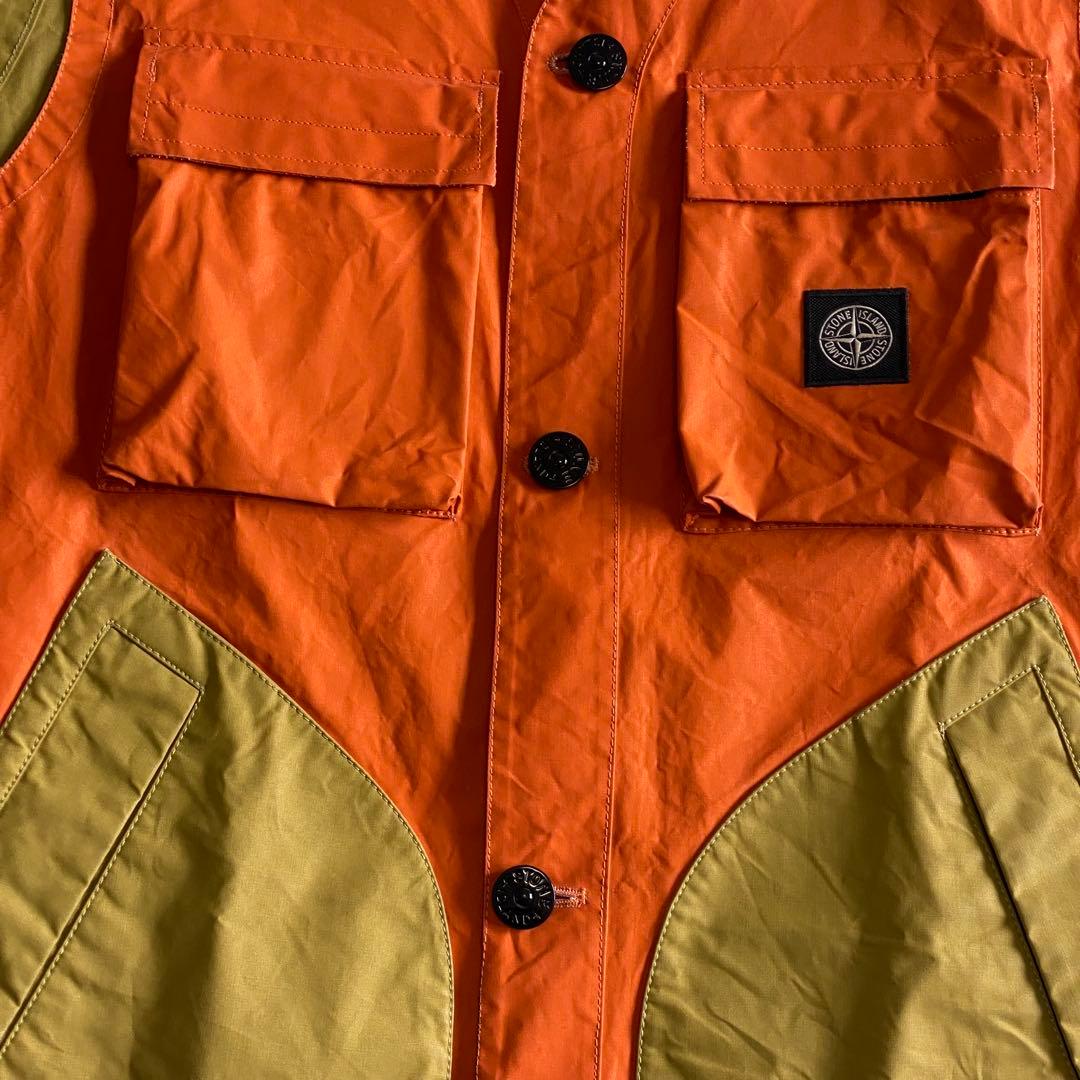 STONE  ストーンアイランド ベスト マルチカラー バイカラー