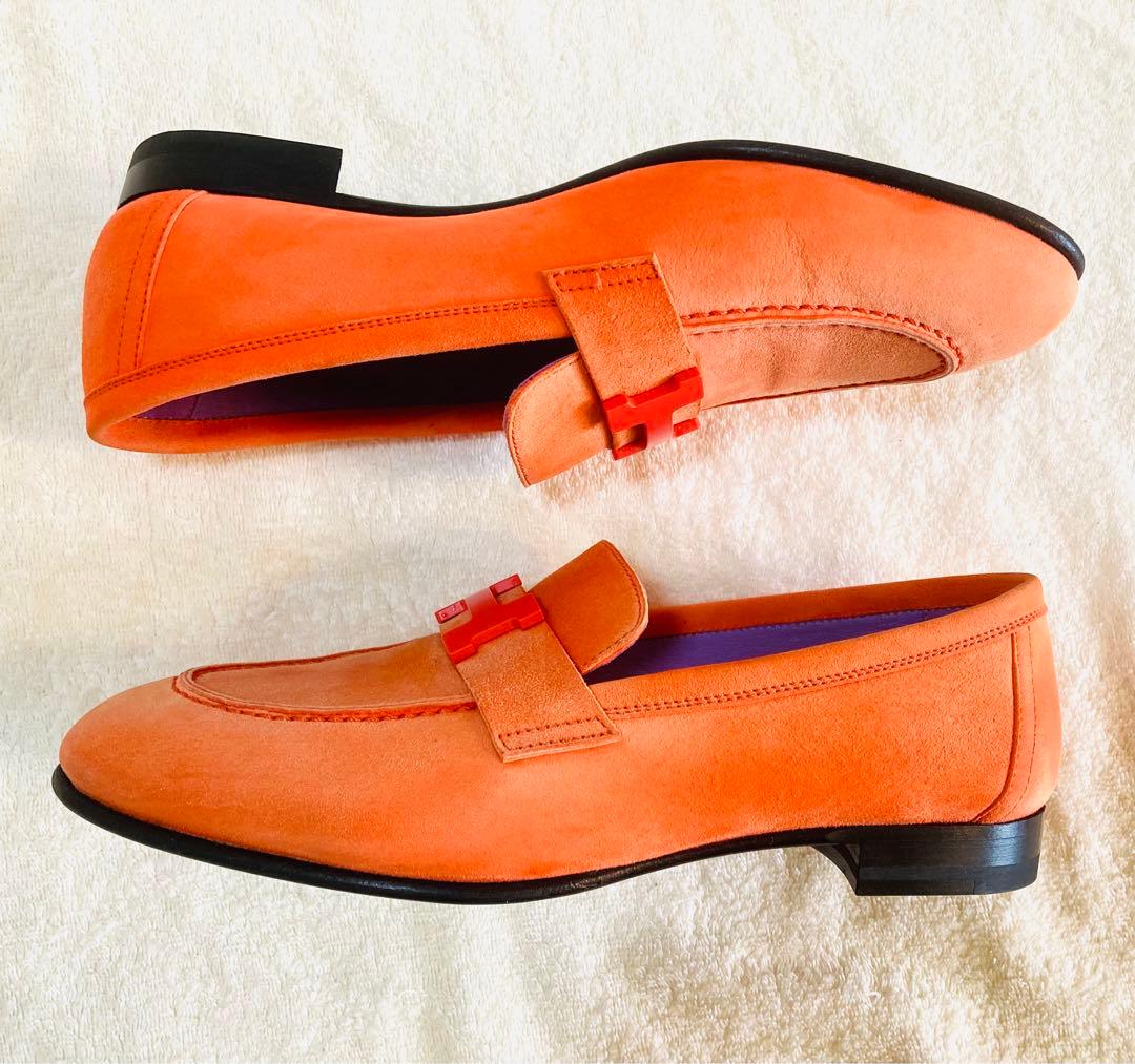 ★ほぼ未使用★HERMESエルメス　モカシンローファー　2022SS レザー