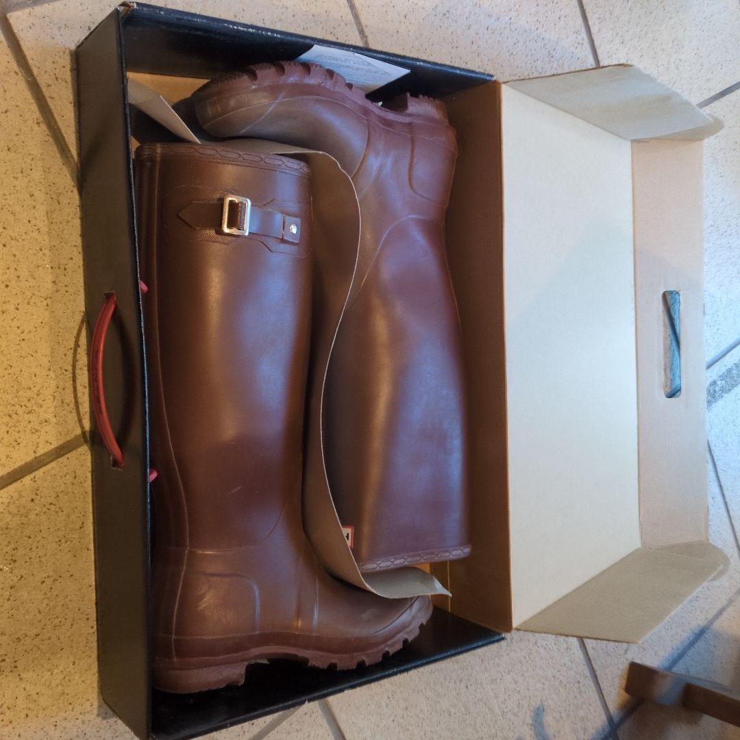 HUNTER ブラウン 長靴 UK 5