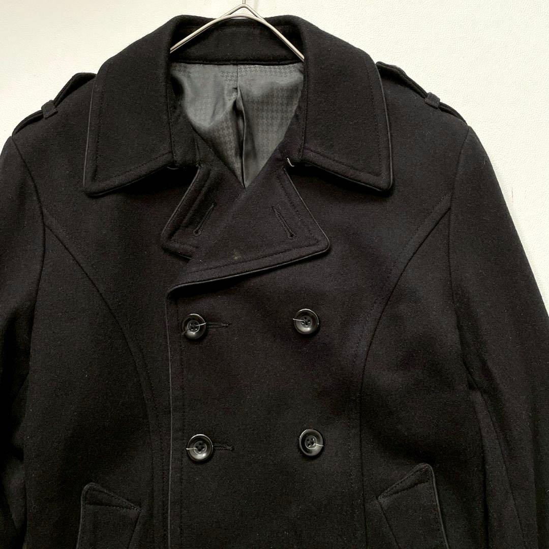 【ビッグサイズ】PPFM ピーコート L ナポレオンジャケット ブラック ウール