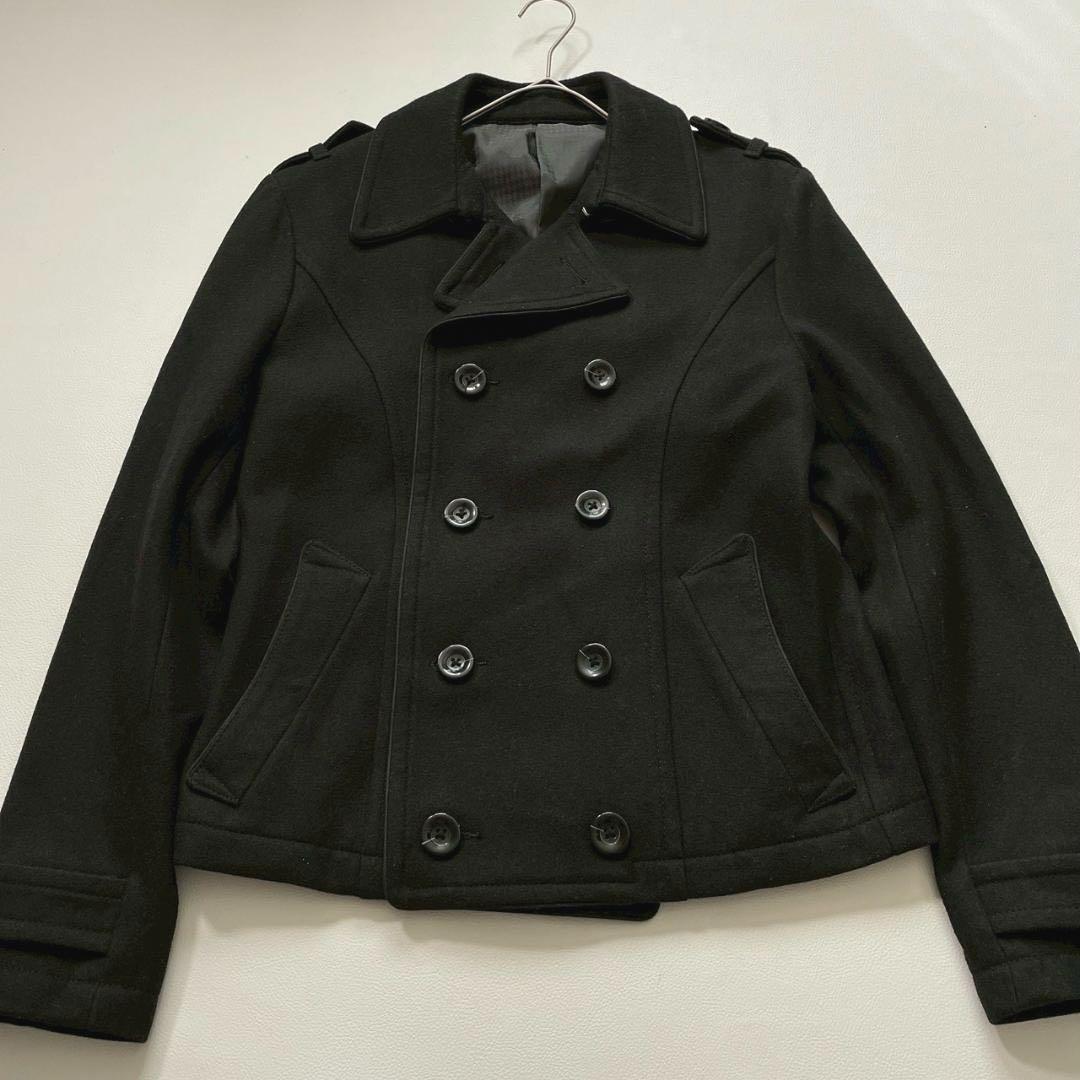 【ビッグサイズ】PPFM ピーコート L ナポレオンジャケット ブラック ウール