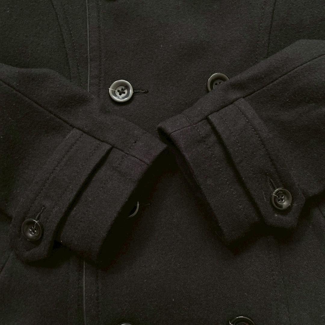 【ビッグサイズ】PPFM ピーコート L ナポレオンジャケット ブラック ウール