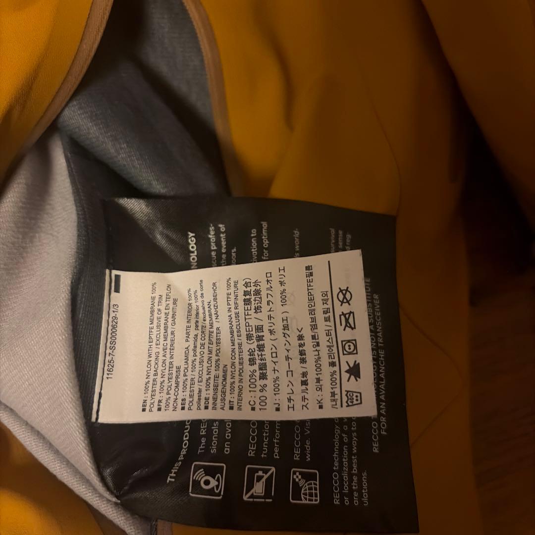 【そこそこ美品】アークテリクス　スノーボードウェア