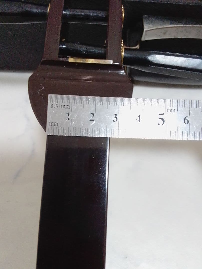 樹脂製 三味線 中棹 皮破れなし 全長約98cm 棹幅約26mm プラスチック製