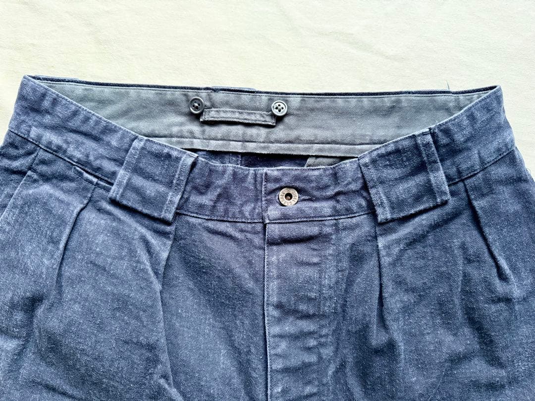 Nigel Cabourn ナイジェルケーボン　厚手コットンパンツ36 ネイビー