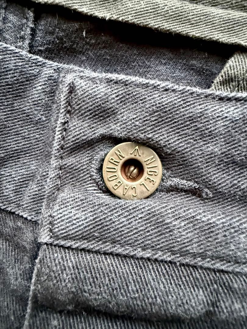 Nigel Cabourn ナイジェルケーボン　厚手コットンパンツ36 ネイビー