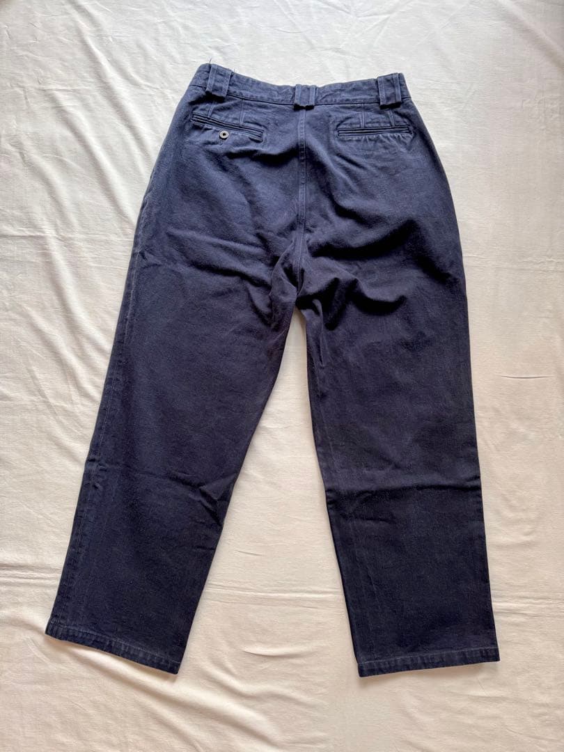 Nigel Cabourn ナイジェルケーボン　厚手コットンパンツ36 ネイビー